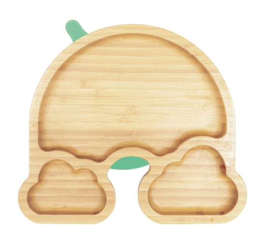 Wild & Stone Bamboo Baby Plate - Rainbow Weaning Suction Plate