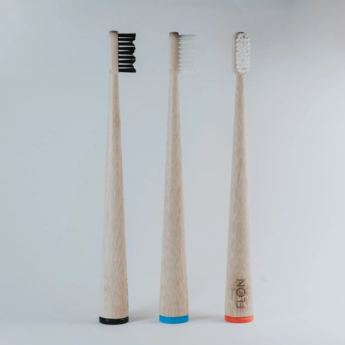 FLON Adult Bamboo Toothbrush