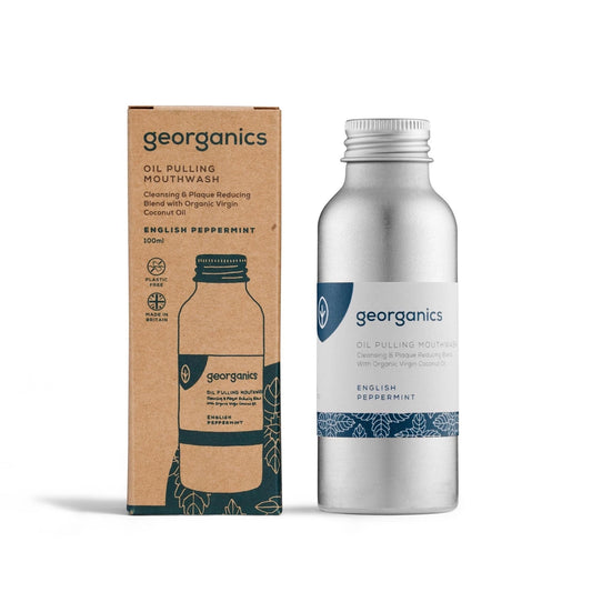 Georganics Peppermint flavoured Oil Pulling Mouthwash