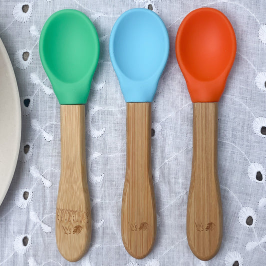 Wild & Stone Baby Bamboo Weaning Spoons - Set of 3