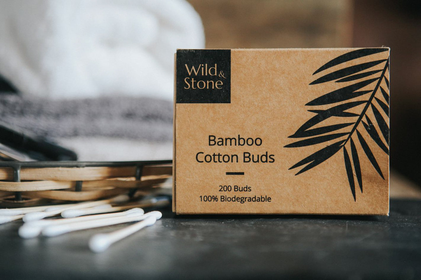 Wild & Stone Bamboo Cotton Buds - 200 Pack