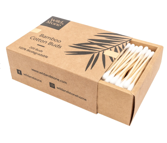 Wild & Stone Bamboo Cotton Buds - 200 Pack