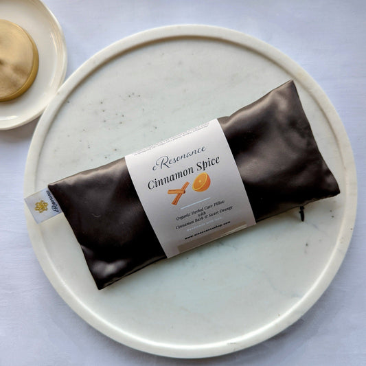 eResonance Cinnamon Spice Organic Herbal Eye Pillow