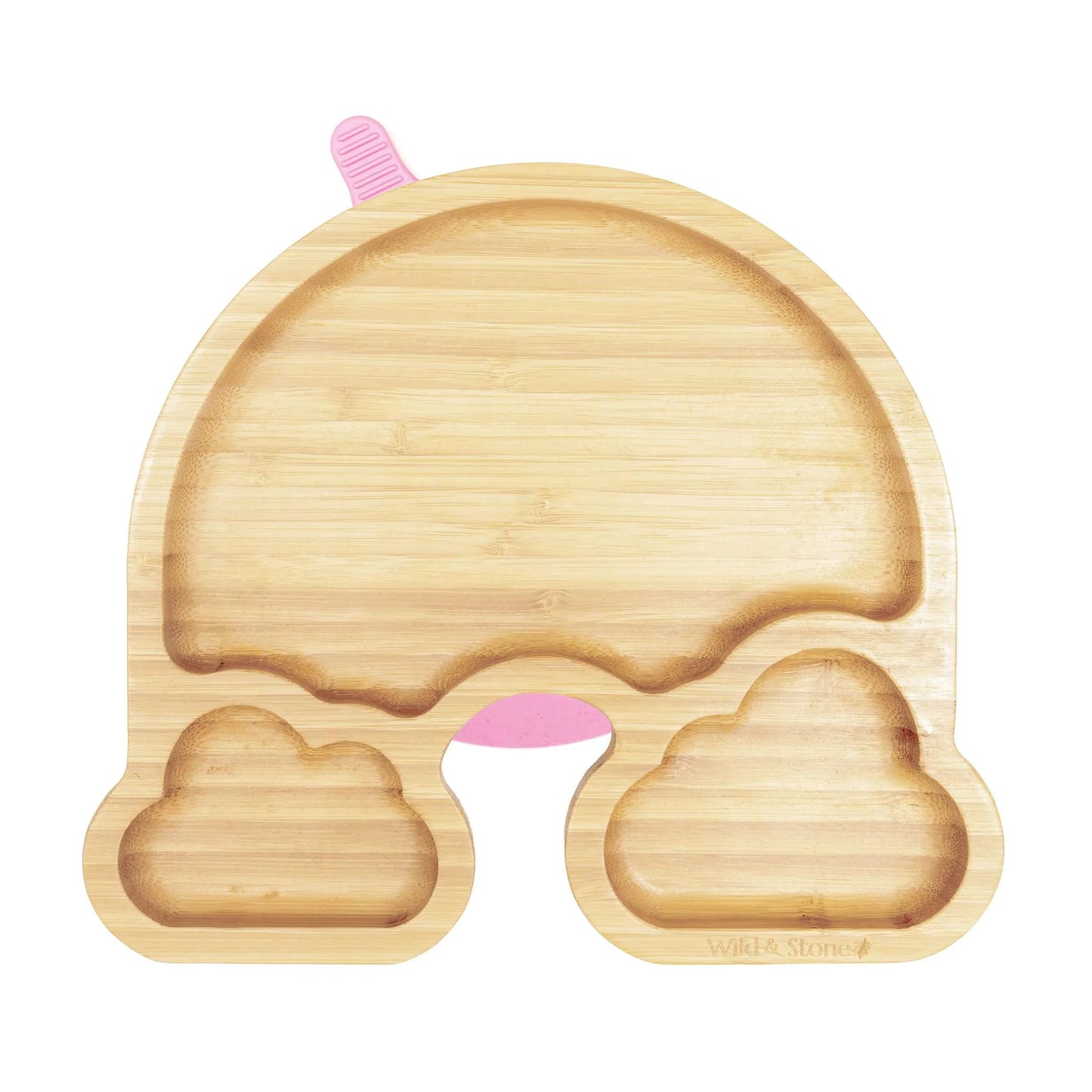 Wild & Stone Bamboo Baby Plate - Rainbow Weaning Suction Plate